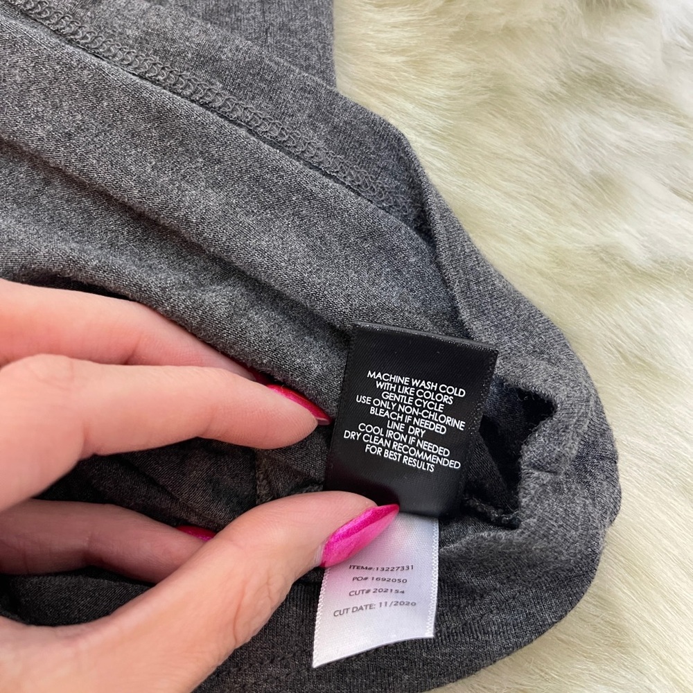 Torrid Gray Pajama Romper with Scoop Neckline - Picture 6 of 6